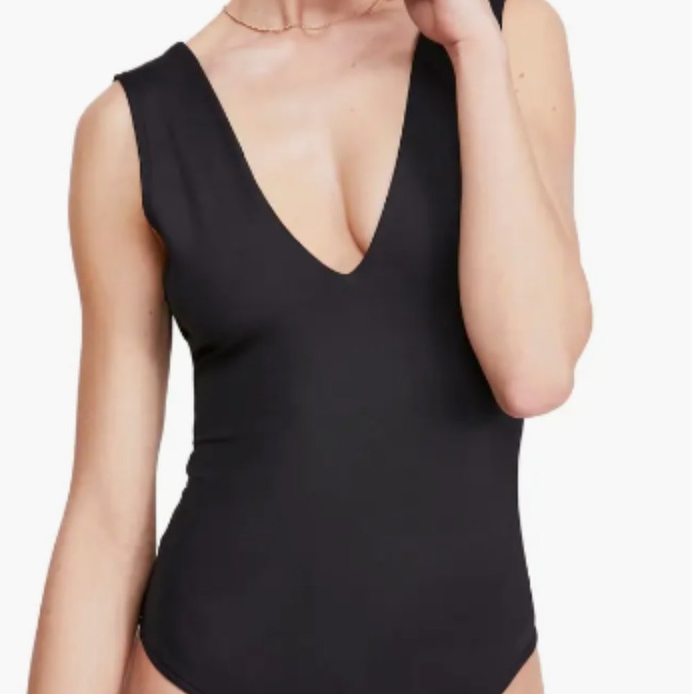 Intimately FP Keep It Sleek Bodysuit in Black